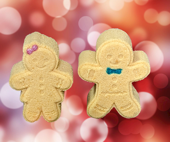 Gingerbread Person Bath Bomb